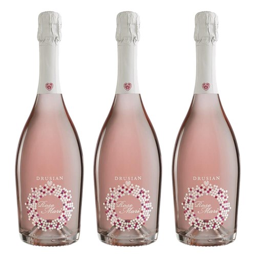 Drusian Spumante Rose Mari Treble Bottle Set 3x75cl